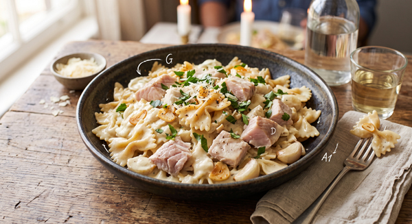 Farfalle Salmone